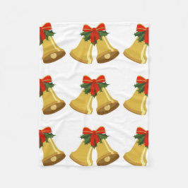 鐘が鳴っている フリースブランケット