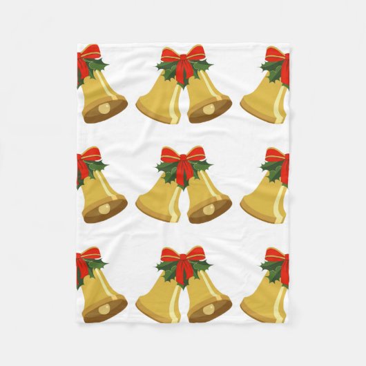 鐘が鳴っている フリースブランケット (正面)