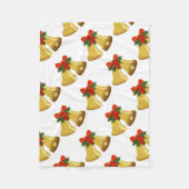 鐘が鳴っている フリースブランケット (正面)