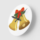 鐘が鳴っている ラウンド壁時計 (傾斜)