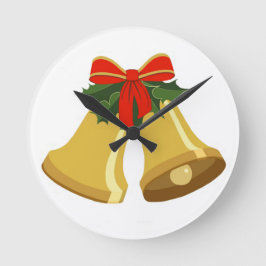 鐘が鳴っている ラウンド壁時計