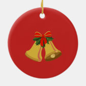 鐘が鳴るセラミックオーナメント セラミックオーナメント (裏面)