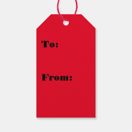 鐘と雪 ギフトタグ (裏面)