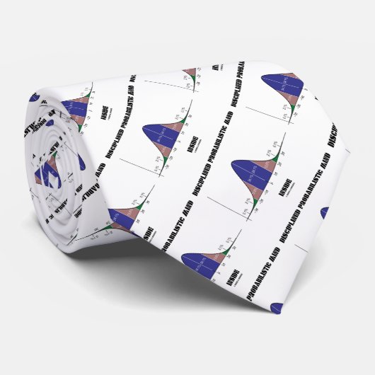 鐘のカーブの中の訓練された確率的な心 ネクタイ (ロール)