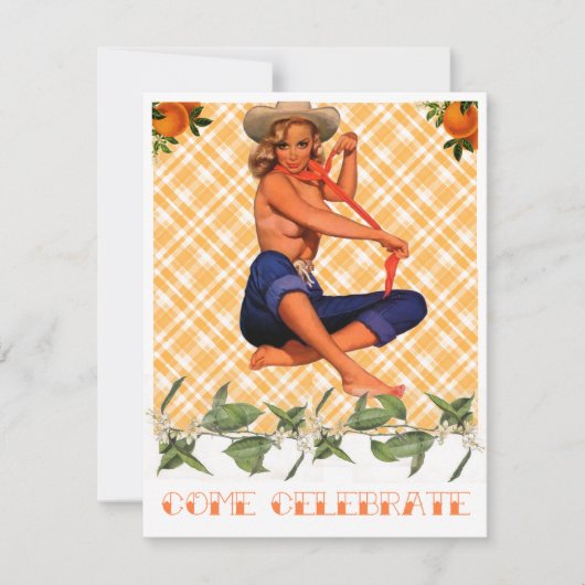 鐘の南招待 招待状 (正面)