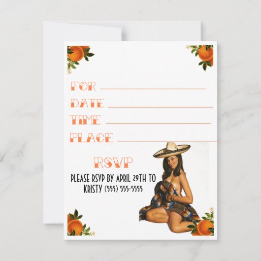 鐘の南招待 招待状 (裏面)