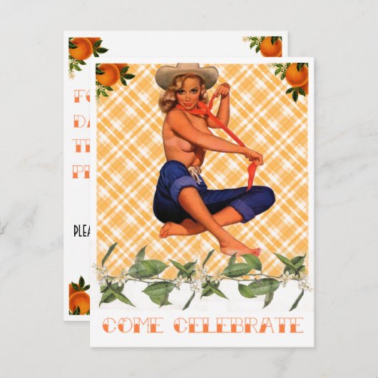 鐘の南招待 招待状 (正面/裏面)