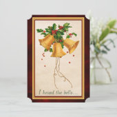 鐘の如き詩の聖降誕祭を聞いた シーズンカード (スタンド正面)