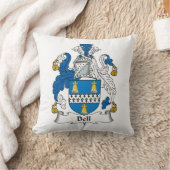 鐘の家紋 クッション (ブランケット)