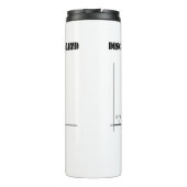 鐘の曲線の中で訓練された確率的な心 タンブラー (裏面)