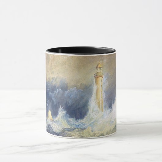 鐘の石の灯台ヨセフMallordウィリアムターナー マグカップ (中央)