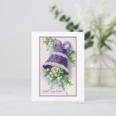 鐘の花のヴィンテージの新年 シーズンポストカード (スタンド正面)