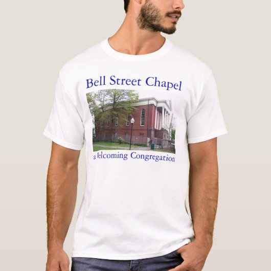 鐘の通りのチャペル-歓迎する会合 Tシャツ (正面)