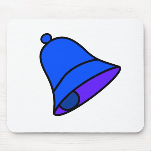 鐘の青45のdeg博物館のZazzleのギフト マウスパッド (正面)