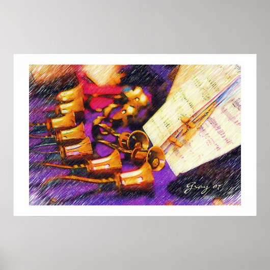 鐘の音が鳴る ポスター (正面)