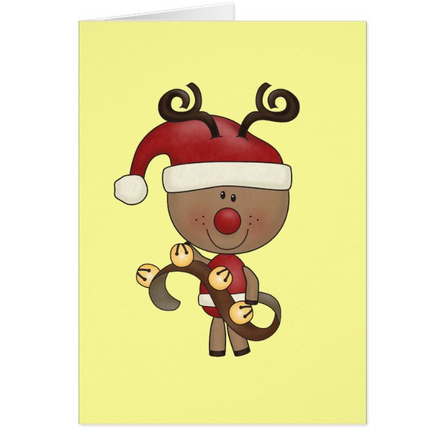 鐘を持つルディのトナカイ (正面)