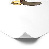 鐘を持つルディのトナカイ ポスター (角)