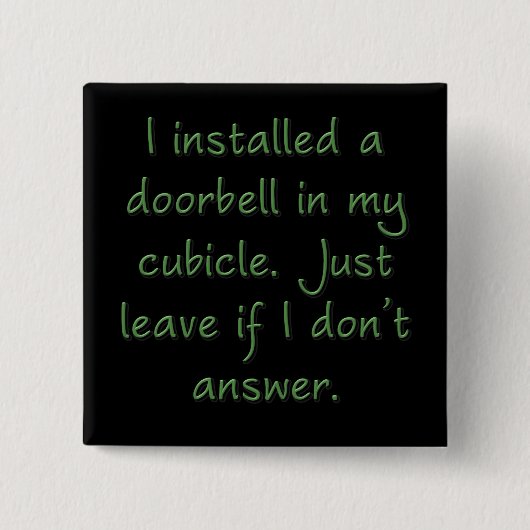 鐘を鳴らして下さい(スクエア) 缶バッジ (正面)