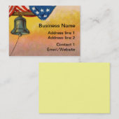 鐘及び旗の名刺 名刺 (正面/裏面)