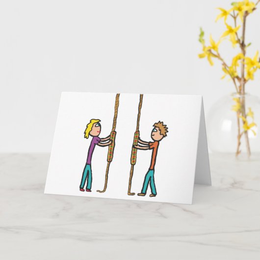 鐘学 カード (黄色い花)