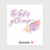 鐘最高のの花のステックは来まだ無い シール (シート)