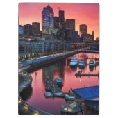 鐘港で見る桟橋66の日の出 クリップボード (裏面)