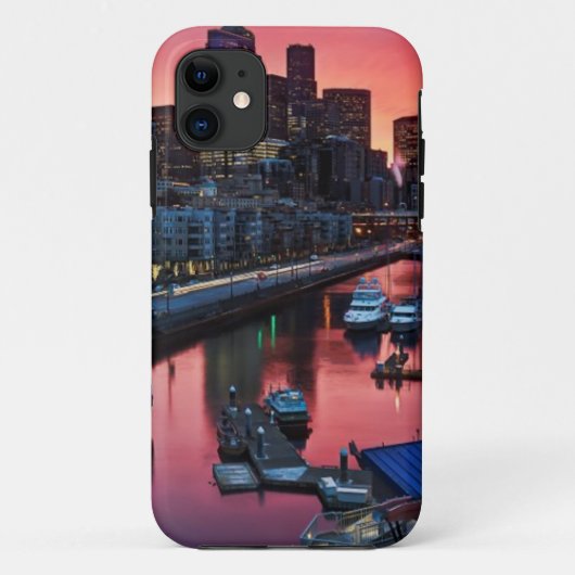 鐘港で見る桟橋66の日の出 Case-Mate iPhoneケース (裏面)
