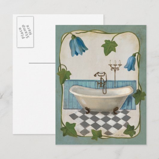 鐘花風呂 ポストカード (正面/裏面)