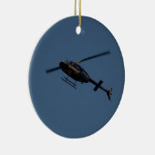 鐘206B-3 JetRanger IIIのヘリコプター セラミックオーナメント (右)