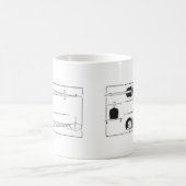 鐘47のヘリコプター コーヒーマグカップ (中央)