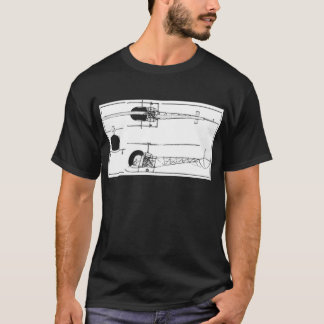 鐘47のヘリコプター Tシャツ