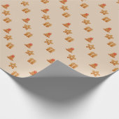 「鐘、贈り物、星」 ラッピングペーパー (角)