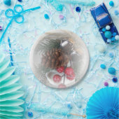 鐘、Pineconeおよび果実の休日 ペーパープレート (パーティー)