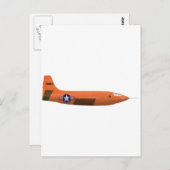 鐘X-1ロケット砲搭載機 ポストカード (正面/裏面)