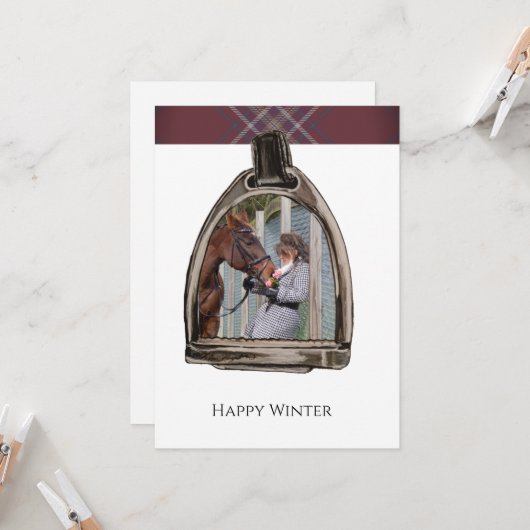 鐙を通した景色 カード (正面/裏面インサイチュ)