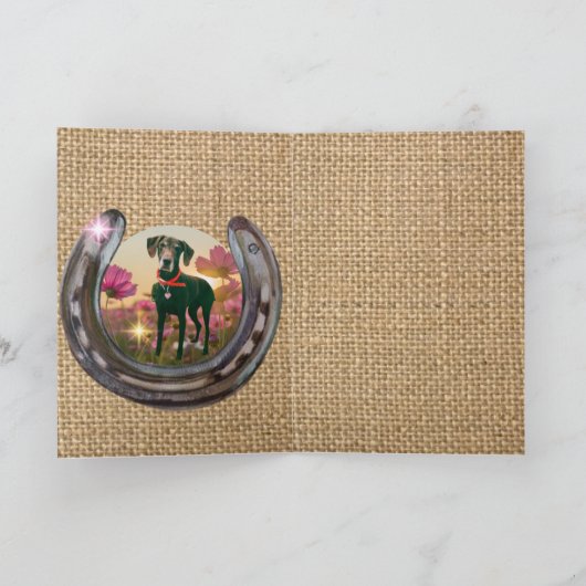 鐙を通した景色 カード (内部)