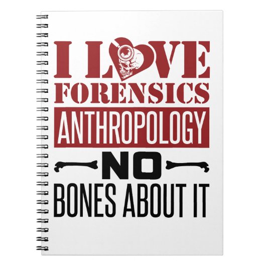 鑑識の人類学者が大好き ノートブック (正面)