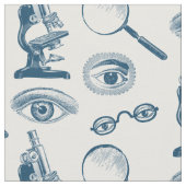 鑑識科学者または私的な目の医師 ファブリック (クローズアップ)