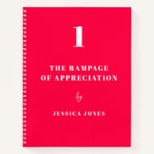 鑑賞引力モダン乱世の法則 ノートブック (正面)