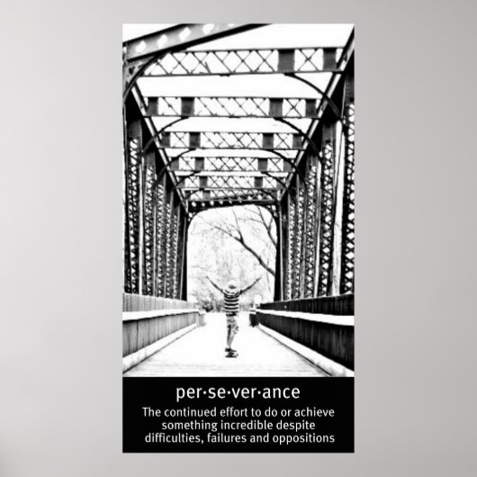 長々しく続く忍耐 ポスター (正面)