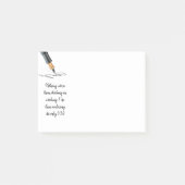 長いおもしろい勤務日引用文ミームユーモア ポストイット (正面)