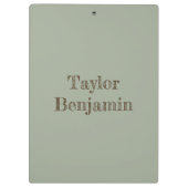 長いくちばしを持つ茶色と灰色の鳥 クリップボード (裏面)