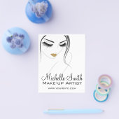 長いまつげの顔 まつげエクステンション チラシ (シングル)