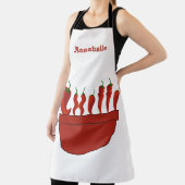 長いエプロンはチリシェフが自分の好みに合わせる エプロン (インサイチュ)