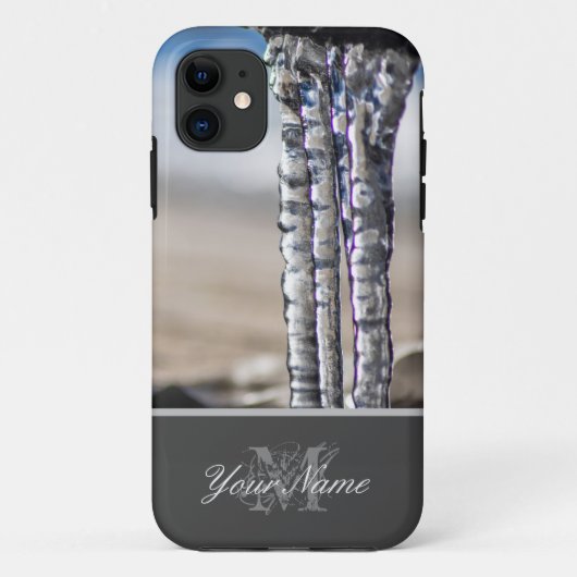 長いクリスタルサイクルで寒い冬！ Case-Mate iPhoneケース (裏面)