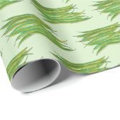 長いグリーンビーンズ野菜ガーデンベジエヴェグ ラッピングペーパー (ロールコーナー)