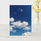 長いソフトクラウド カード (黄色い花)