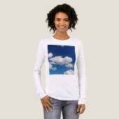 長いソフトクラウド トライブレンドＴシャツ (正面全体)