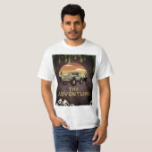 長いドライブの振動を伴う冒険 Tシャツ (正面フル)