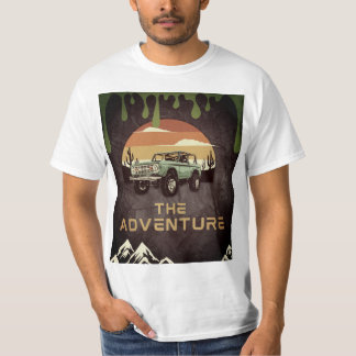 長いドライブの振動を伴う冒険 Tシャツ